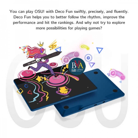 Bảng vẽ XP-Pen Deco Fun S màn hình 6.3x4 inch, bút vẽ cảm ứng nghiêng, Android