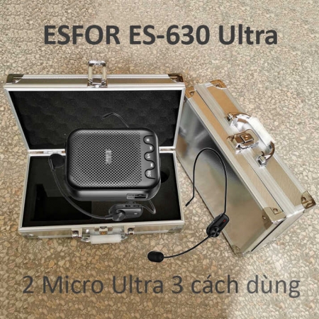 Loa trợ giảng không dây ESFOR ES630 Ultra 2 Micro Wireless, Bluetooth 5.0 ES-630 Ultra 30W