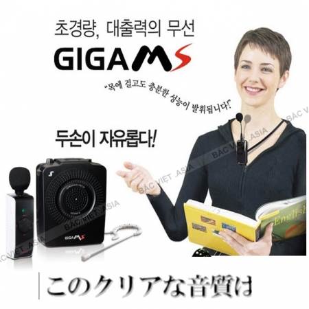 Máy trợ giảng không dây GIGA MS & AEPEL FC930 Hàn Quốc Micro cài áo, gài đầu, cầm tay (so sánh)