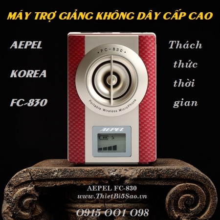 Máy trợ giảng Không dây AEPEL FC-830 Hàn Quốc Nội Địa (Made in Korea), Âm thanh kiệt xuất