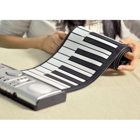 Piano điện tử phím mềm cuộn xách tay dùng cho trẻ em - Thiết bị thông minh
