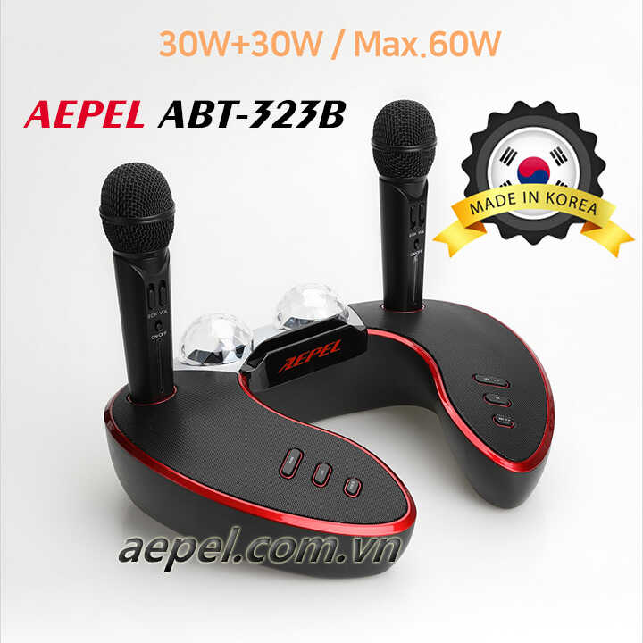 Máy trợ giảng AEPEL ABT-323B Loa Bluetooth 60W Micro không dây Hàn Quốc