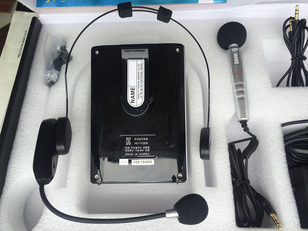 Thiết bị trợ giảng không dây AEPEL FC730 Bản đặc biệt K5 Wireless: 4 đường tiếng, 2 Mic không dây cùng hội thoại