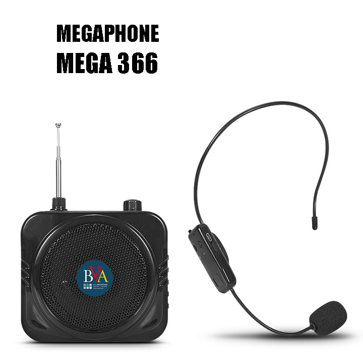 Máy trợ giảng không dây MeGa E366 Wireless, loa trợ giảng giá rẻ MegaPhone E-366 Wireless