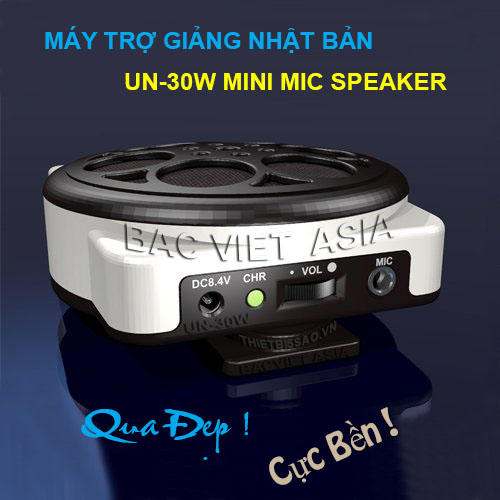 Máy trợ giảng Nhật Bản Mini Mic Speaker Bella UN30W, cực đẹp, rất bền