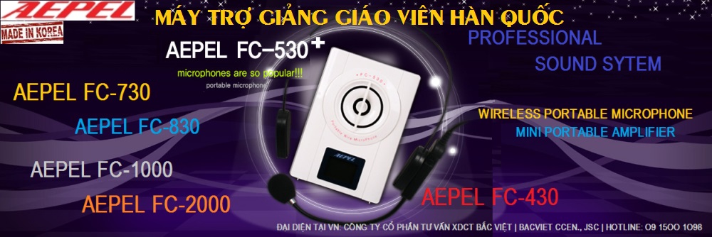 Máy trợ giảng không dây Hàn Quốc tốt nhất AEPEL FC-830